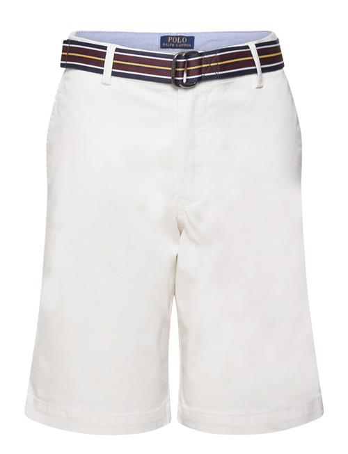 Skinny Fit Flex Abrasion Twill Short Ralph Lauren Kids White