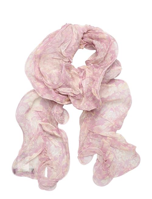 Floral Ruffled Scarf Lauren Ralph Lauren Pink