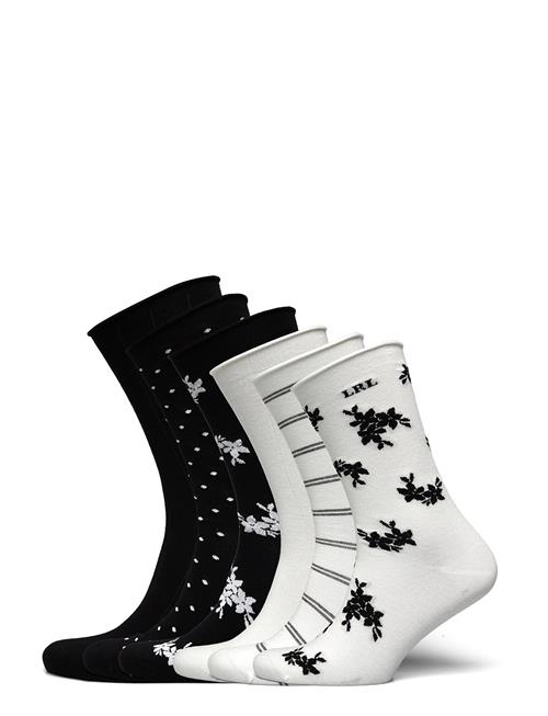Patterned Stretch Roll-Top Sock 6-Pack Lauren Ralph Lauren Patterned