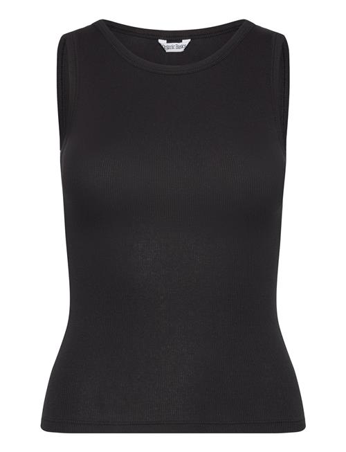 Core Rib Tank Top Organic Basics Black