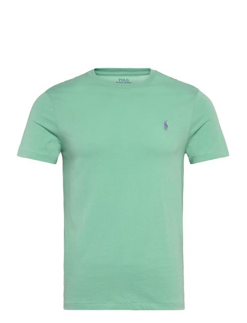 Custom Slim Fit Jersey Crewneck T-Shirt Polo Ralph Lauren Green
