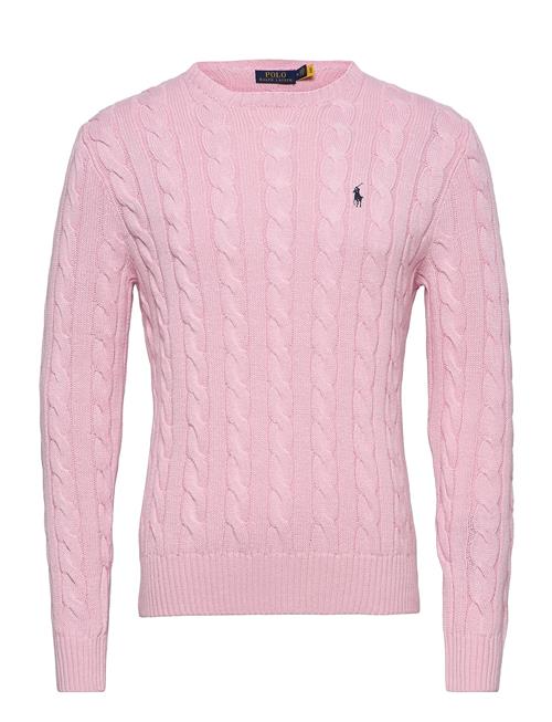 Cable-Knit Cotton Sweater Polo Ralph Lauren Pink