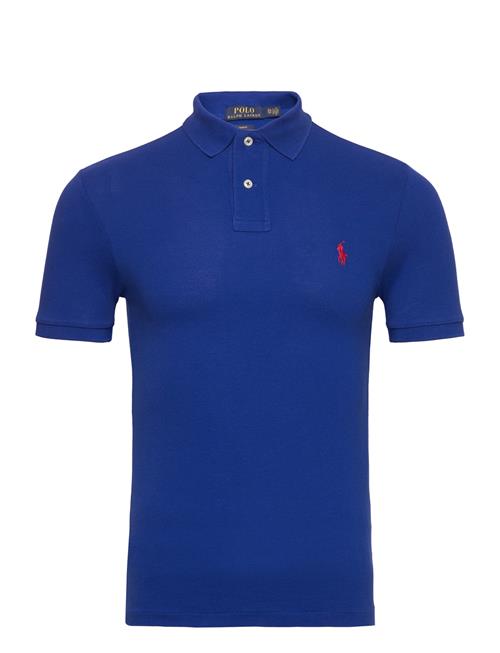 Slim Fit Mesh Polo Shirt Polo Ralph Lauren Blue