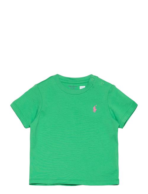 Cotton Jersey Crewneck Tee Ralph Lauren Baby Green