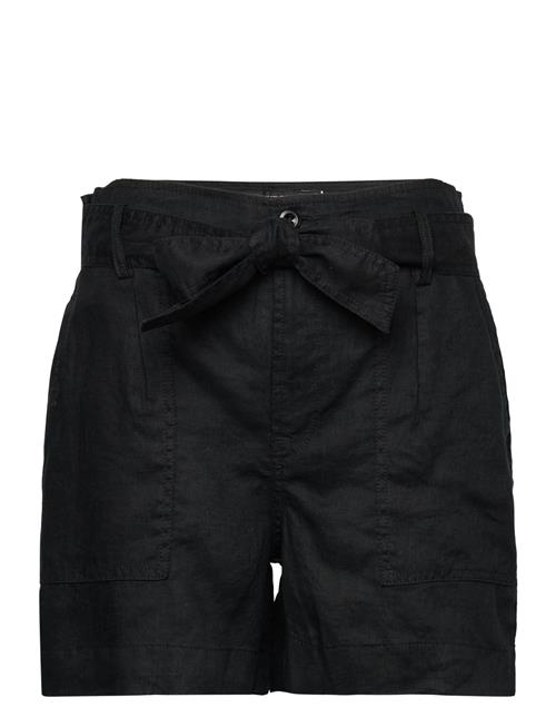 Belted Linen Short Lauren Ralph Lauren Black