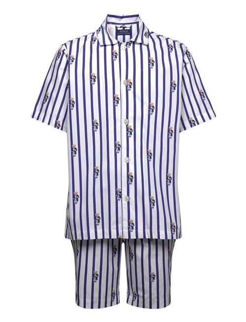 Striped Cotton Pajama Set Polo Ralph Lauren Blue