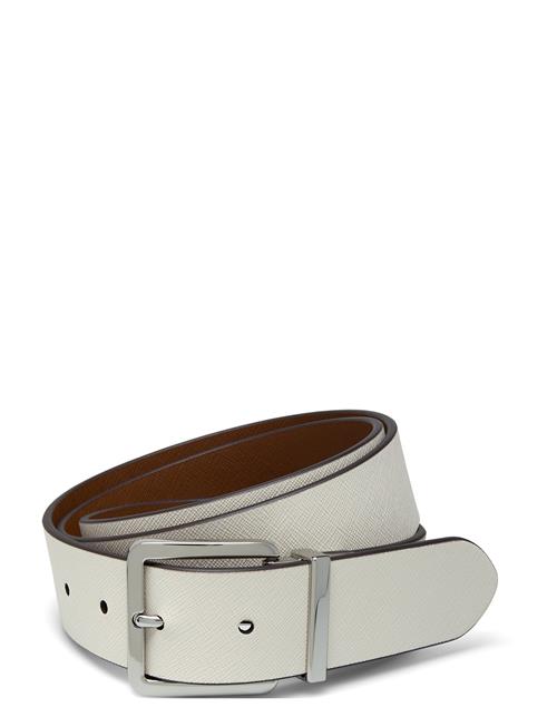 Reversible Crosshatch Leather Belt Lauren Ralph Lauren Patterned