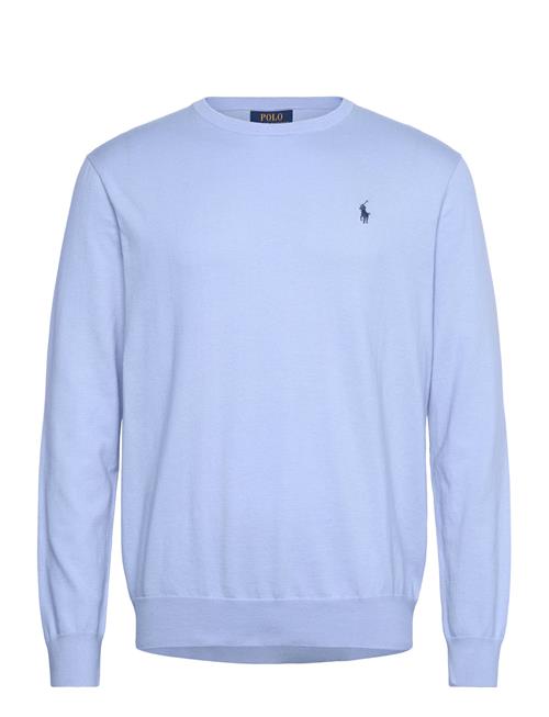 Slim Fit Textured Cotton Sweater Polo Ralph Lauren Blue