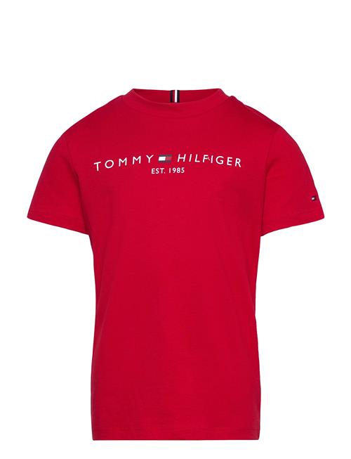 U Essential Tee S/S Tommy Hilfiger Red