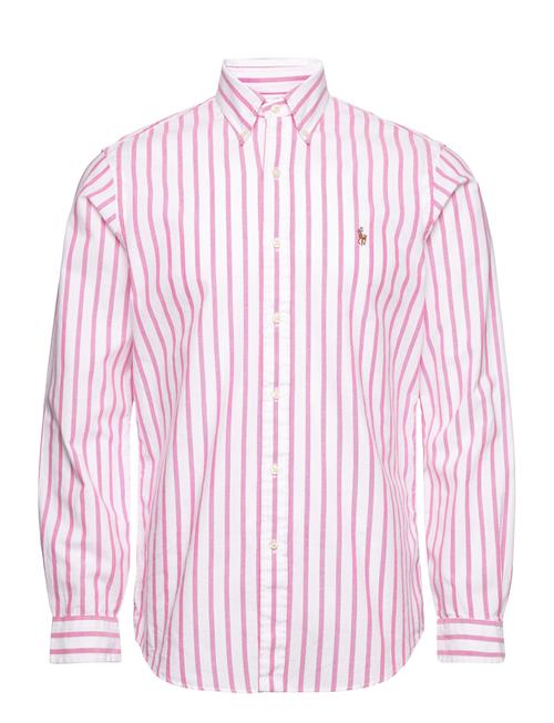 Custom Fit Striped Oxford Shirt Polo Ralph Lauren Pink