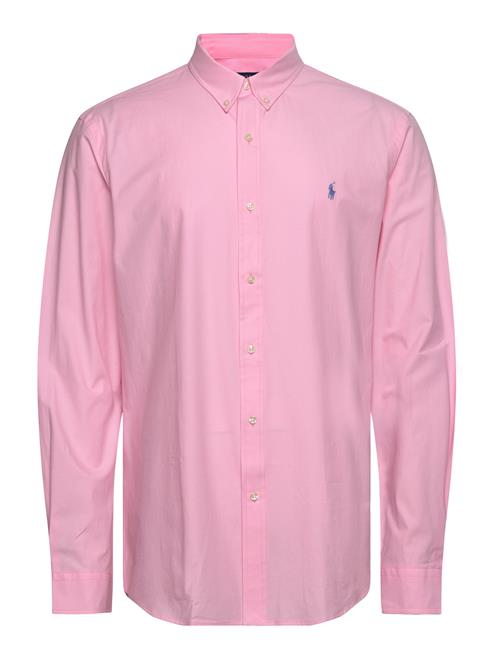 Slim Fit Stretch Poplin Shirt Polo Ralph Lauren Pink