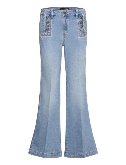 High-Rise Flare Sailor Jean Lauren Ralph Lauren Blue