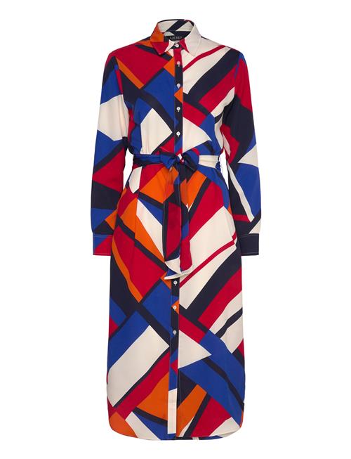 Print Crepe Shirtdress Lauren Ralph Lauren Patterned