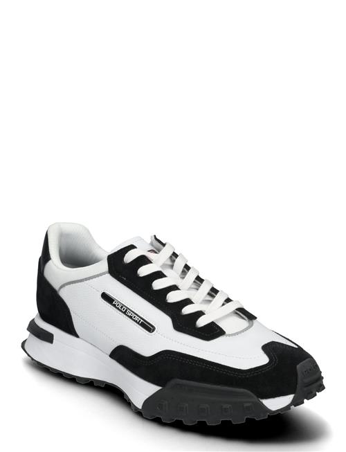 Ps275 Suede-Paneled Sneaker Polo Ralph Lauren White
