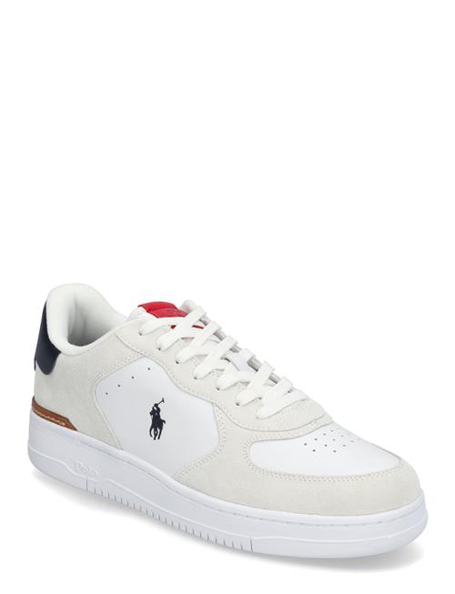 Masters Court Suede-Leather Sneaker Polo Ralph Lauren White