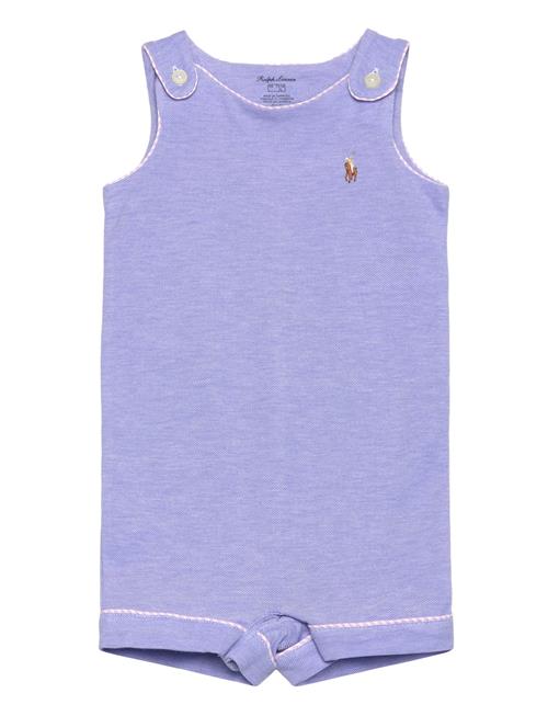 Oxford Mesh Shortall Ralph Lauren Baby Purple