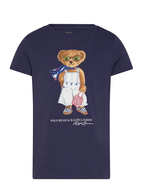 Polo Bear Cotton Jersey Tee Ralph Lauren Kids Navy