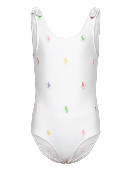 Polo Pony -Piece Swimsuit Ralph Lauren Kids White