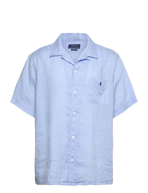Classic Fit Linen Camp Shirt Polo Ralph Lauren Blue