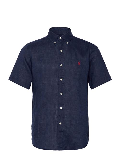 Custom Fit Linen Shirt Polo Ralph Lauren Navy