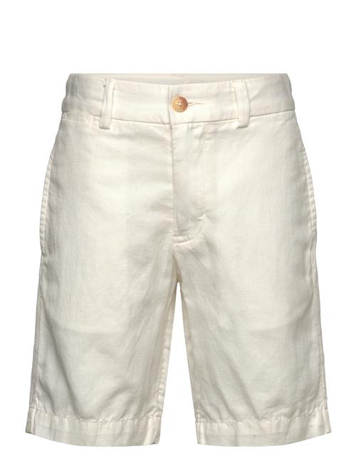 Straight Fit Linen-Cotton Short Ralph Lauren Kids Cream