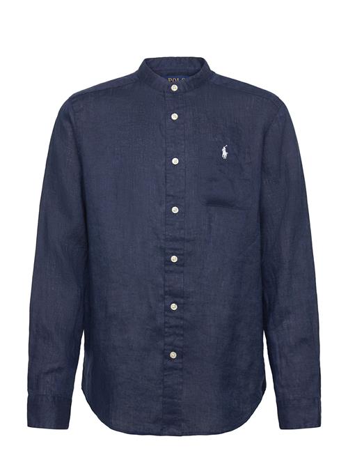 Linen Shirt Ralph Lauren Kids Navy