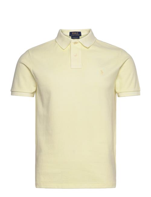 Custom Slim Mineral-Dyed Mesh Polo Shirt Polo Ralph Lauren Yellow