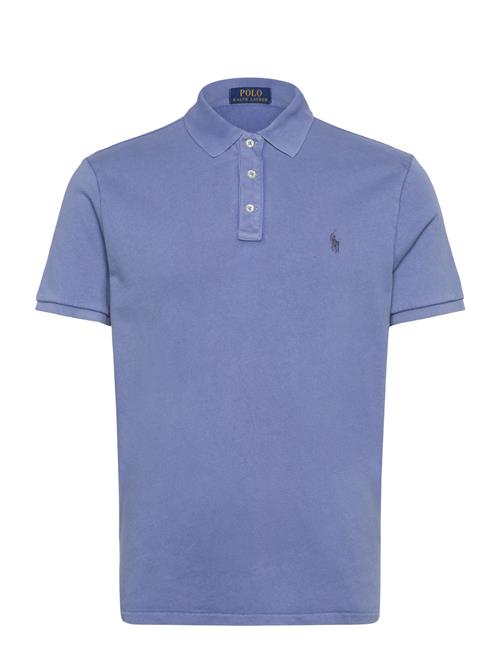 Custom Slim Fit Spa Terry Polo Polo Ralph Lauren Blue
