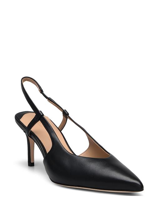 Khloe Calfskin Slingback Pump Lauren Ralph Lauren Black