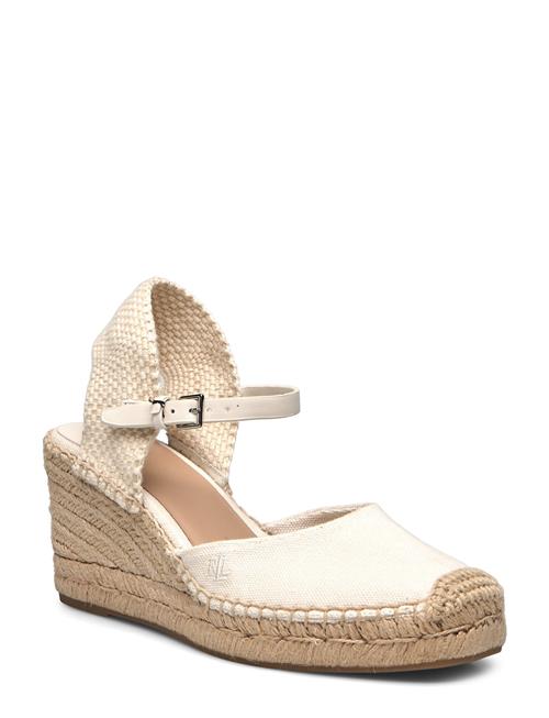 Robby Canvas & Jute Espadrille Lauren Ralph Lauren White