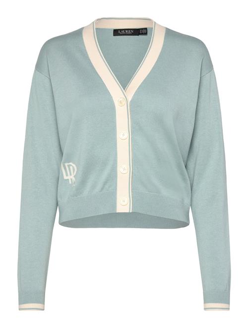 Two-T Cotton-Blend Cardigan Lauren Ralph Lauren Blue