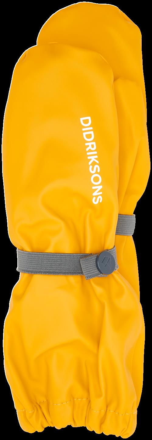 Didriksons Pile-handske Oat Yellow  Oat Yellow-6 Y  Gul  6 år  Unisex