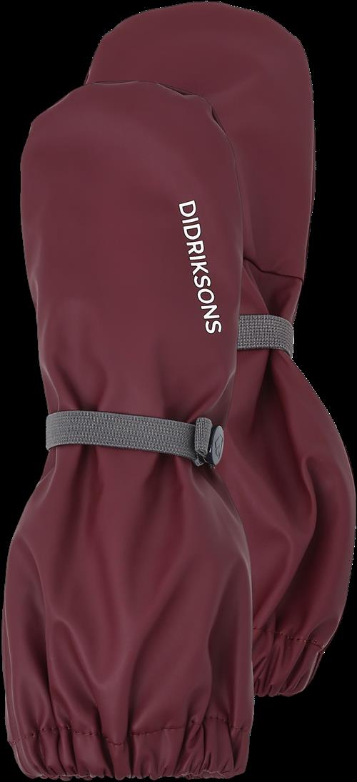 Didriksons Pile-handske Anemon Red  Anemon Red-6 Y  Rød  6 år  Unisex