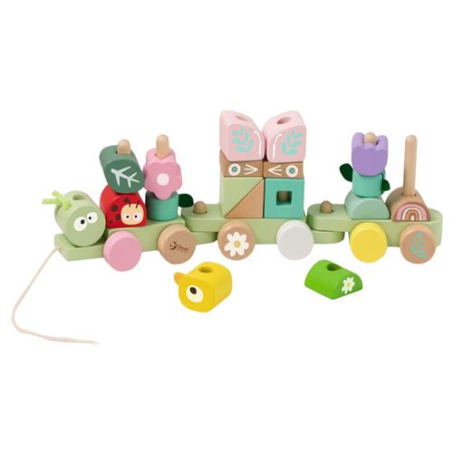 Classic World Jungle Med Træklegetøj Beige  1-3 Y WoodenToys   1-3 år 1 Y+ Unisex