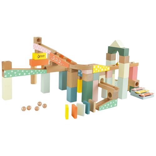 Classic World Byggeklodser Med Kugler Beige  3-6 Y WoodenToys   3-6 år 3 Y+ Unisex
