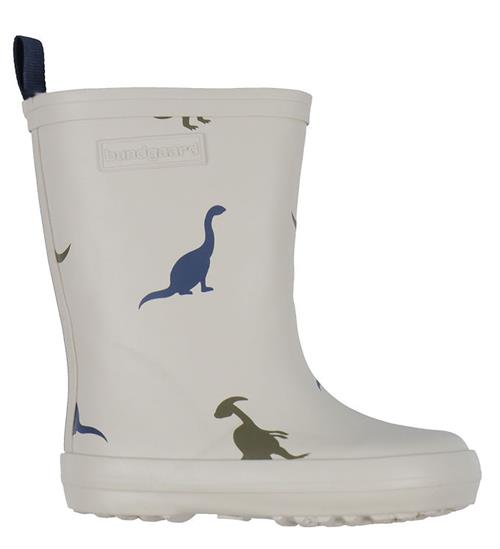 Se Bundgaard Gummistøvler m. For - Wide Fit - Aspen - Ivory Dino ved KidsWorld