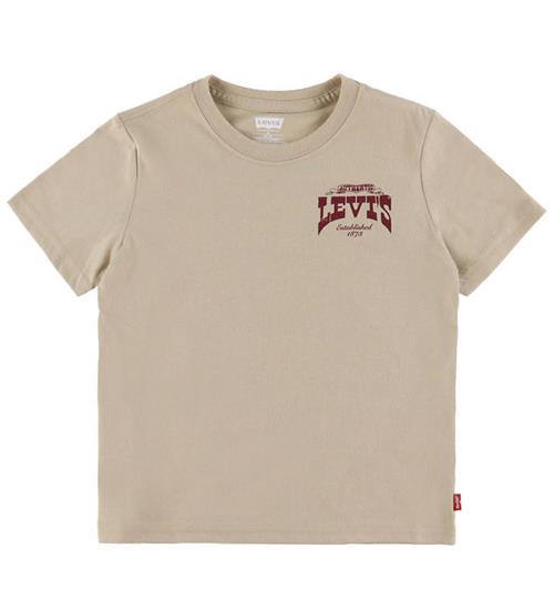Levis T-shirt - Galloping Free - White Pepper m. Rød
