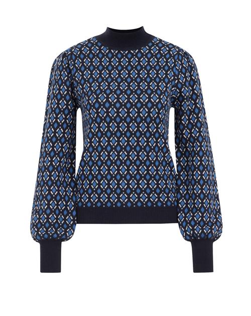WE Fashion Pullover  blå / marin / hvid
