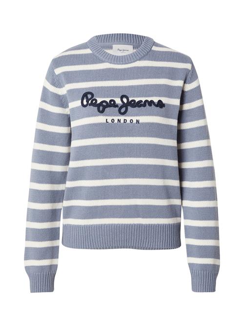 Pepe Jeans Pullover 'Caprice'  røgblå / naturhvid