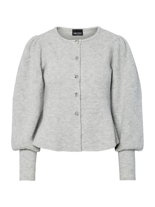 Se PIECES Cardigan 'PCANNIE'  grå-meleret ved About You