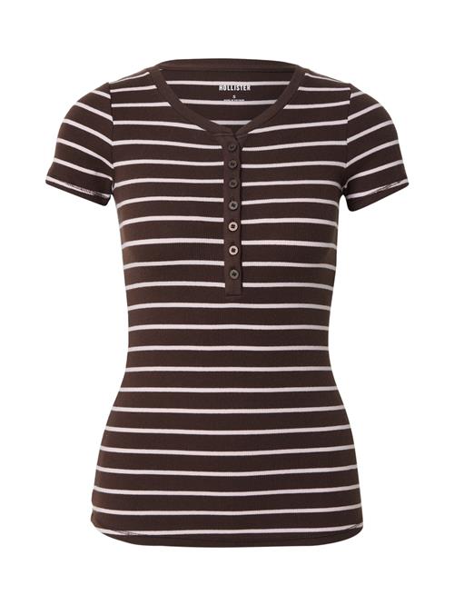 HOLLISTER Shirts  brun / hvid