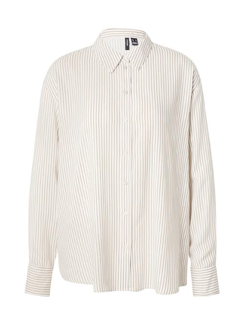 Se VERO MODA Bluse 'VMALICE'  oliven / hvid ved About You