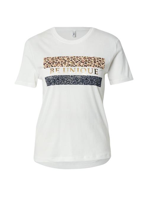 ONLY Shirts 'ONLTANYA'  beige / guld / grå / hvid