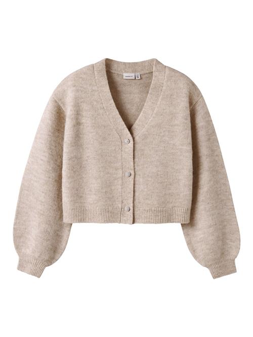Se NAME IT Cardigan 'NKFNina'  beige-meleret ved About You
