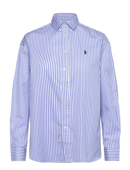 Relaxed Fit Striped Cotton Shirt Polo Ralph Lauren Blue