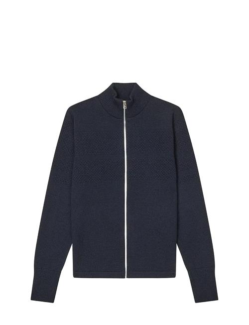 Wool Klemens Zip Knit Fav Mads Nørgaard Navy