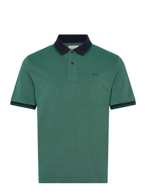 4-Col Oxford Ss Pique GANT Green