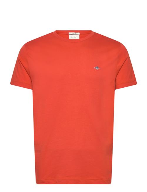 Slim Shield Ss T-Shirt GANT Orange