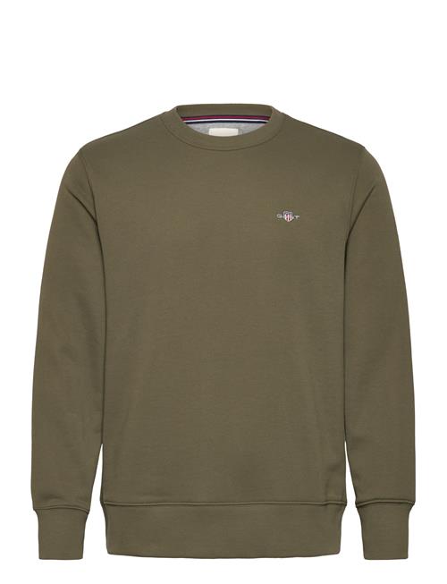 Reg Shield C-Neck Sweat GANT Khaki