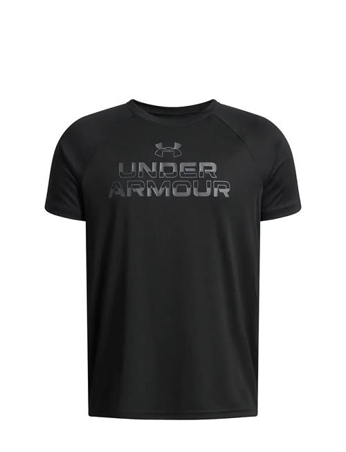 Ua Tech Split Wordmark Ss Under Armour Black